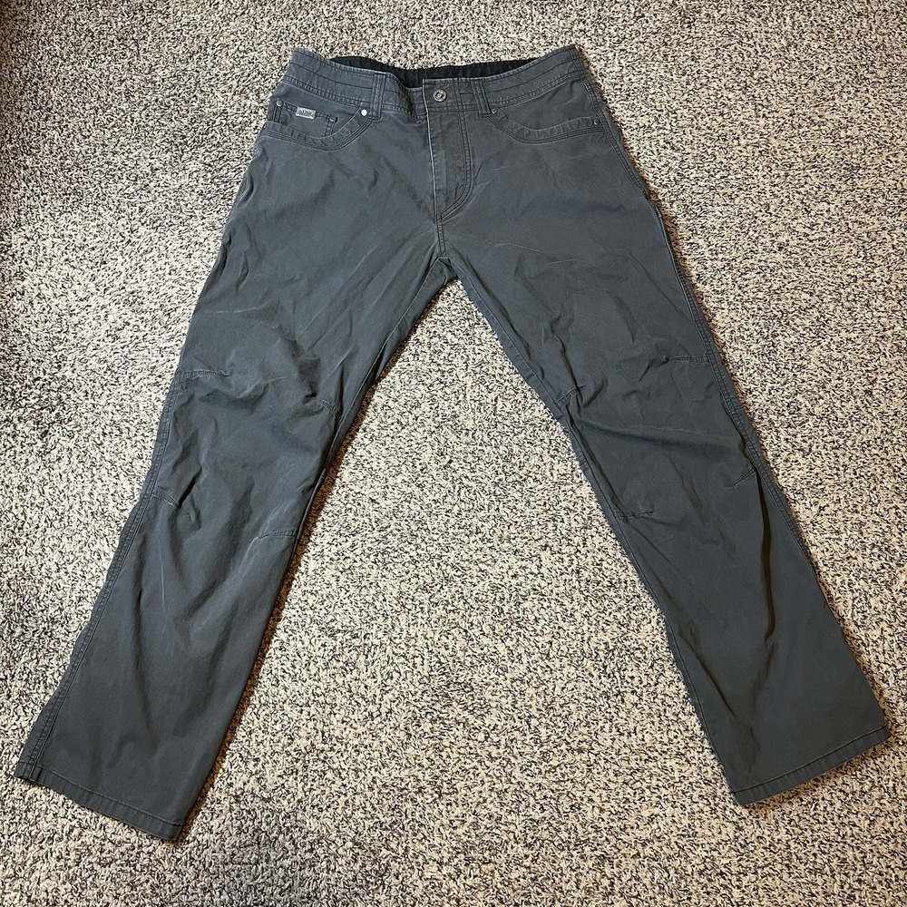 Kuhl Revolvr Pants Mens 34x32 Gray Vintage Patina Hiking Outdoor Lightweight